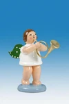 Figure Angel English Horn Without Crown Height 2 3/8IN New Wooden. Fixed Price $93.79.