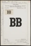 1896 New York Coal Tar Chemical Bb Trademark Roofing Felt Building Paper. Fixed Price $13.49.