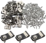 Wire Fence Clips 100 Pcs Clamps Stainless Steel Fencing Mounting. Fixed Price $26.99.