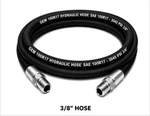 3/8" Wire 100R17 Hydraulic Hose Assembly With Npt Male Fittings 3045 Psi. Fixed Price $17.50.