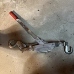 American Power 1 Ton Steel Cable Puller / Come-along, Near New Condition. Fixed Price $34.00.