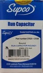 Supco Run Capacitor, Round, Mfd, Volt, CR25X370R **new & Sealed**. Fixed Price $14.99.