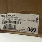 Mid America Classic Hooded Vent Pn: M00030805059 Color. Fixed Price $14.39.