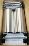 Box Of Mid America Scallop Exaust Vent Flagstone 041. Fixed Price $64.99.