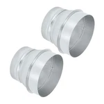 Duct Reducer, 2 Pcs Galvanized Steel Round Air 6 Inch To 5. Fixed Price $49.79.