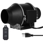 4" Inline Duct Fan With 10-SPEED Controller 214 Cfm Ventilation Exhaust. Fixed Price $66.99.