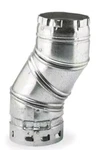 Ameri-vent Inch 90 Degree Elbow. 3EAL Adjustable Gas VENT,3" Dia. 3F356. Fixed Price $34.95.