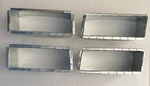 Lot Of - Master Flow 3 1/4" X 10" Rectangular Stack Duct Starting Collar. Fixed Price $39.95.