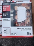 Everbilt Easy Access Exhaust Vent Hood White 6 Louvered BHLH4WHD 591 999 Hinged. Fixed Price $16.74.