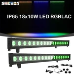 2PCS IP65 18X10W Led Rgblac Wall Wash Light Dmx Beam Waterproof Bar Show Club Dj. Fixed Price $380.00.