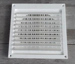 Builders Best 110901 Mini Louvered Hood Intake 6 Flush Screen White. Fixed Price $16.90.
