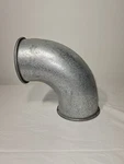 4" Nordfab Galvanized Steel Elbow Quick Qf 90 Fitting. Fixed Price $45.00.
