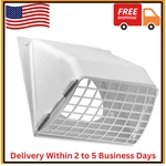 Lambro Industries 1471W Dryer Vent Hood With Removable Screen In. White New. Fixed Price $27.20.