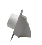 Primex WC401S Wall Cap 4" White Spring Damper Screen Vent Hood. Fixed Price $31.99.