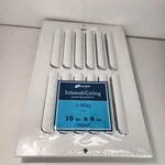 Accord Wall/ceiling Registers/vents 10 X 6 Adjustable Way White. Fixed Price $11.50.