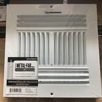 8X8 4-WAY Vent, Sidewall/ceiling Register, Metal-fab MFSCR88W4. Fixed Price $26.99.