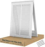 Return Air Filter Grille For 16X25 Ducts, Steel Vent Cover With Removable. Fixed Price $79.85.