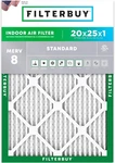 Filterbuy 20X25X1 Pleated Air Filters, Replacement For Hvac Furnace (merv 8). Fixed Price $33.99.