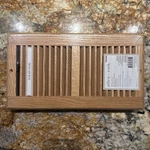 Case Pack Of Allen+roth 12-IN X 6-IN Wood Light Oak Decorative Register. Fixed Price $39.00.