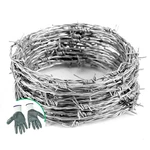 50FT Barbed WIRE,4 Point Perfect For Crafts, Fences, And Critt. Fixed Price $20.46.