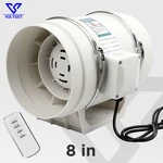 8 Inch Duct Fan - 740 Cfm Inline Ventilation Exhaust With Remote Control. Fixed Price $95.39.