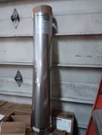 Heatfab Saf-t Vent Ez-seal Plus Single Wall 316L Stainless Steel 6"D X 36"L. Fixed Price $79.00.