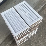 Hart & Cooley 14"X6" Aluminum Curved Blade Register Multi-shutter Damper, 1-WAY. Fixed Price $20.00.