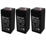 Mighty Max Volt 4.5 Ah Battery For Zareba 2 Mile Fence Solar Charger - 3 Pack. Fixed Price $29.99.