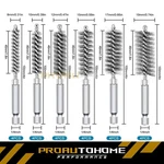 24PCS Stainless Steel Wire Bore Brushes Set 1/4 Inch Hex Shank For Power Drill. Fixed Price $18.90.