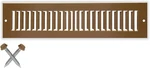12" X Toe Space Grille - Hvac Vent Cover Outer Dimensions: 13.5 Bro. Fixed Price $16.16.