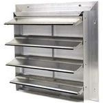 New! 2-ACP, Aluminum Wall Exhaust Shutter, Rear Flange 12"!!. Fixed Price $279.95.