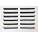 Metal-fab 12" X 8" Heavy Gauge Steel Flat Stamped Face Return Air Grille. Fixed Price $19.99.