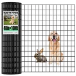 Garden Fence Black Pvc Coated Welded Wire Fencing 48 Inch X 100 Foot, 2 .... Fixed Price $150.73.