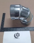 4" Seal-tite Brand 26 Gauge Adjustable Galvanized Steel Elbow/duct. Fixed Price $12.50.
