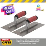 Marshalltown 11-IN Ground Steel Square Notch Trovel Vinyl Floor #NT669 -2PCS. Fixed Price $10.97.