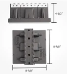3 Pack Roof Top Blox RTB-01 Commercial Flat Pipe/ Hvac Support Blocks 9. Fixed Price $43.39.