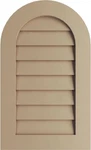 Rustic Faux Wood Gable Vent, 16"W 36"H, Primed Tan Urethane Finish. Fixed Price $181.99.