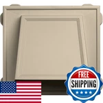 Builders Edge 140056774049 Hooded Vent Almond. Fixed Price $95.71.