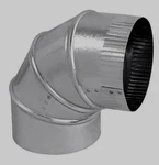 Imperial Manufacturing 4" Furnace Pipe Adjustable Elbow 26 Galvanized GV0284. Fixed Price $14.99.