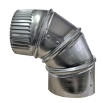 Builders Best 10544 Adj Elbow Aluminum .014" Thick Crimped Connection. Fixed Price $19.99.