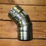 Duravent 4" Inner Diameter Fasnseal Stainless Steel Elbow FSELB4504. Fixed Price $130.00.