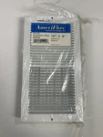 Ameriflow 12X6 White Steel Baseboard Register Cover - Screws Not Included. Fixed Price $15.00.