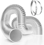 Vivosun 6INCH 25FT Non-insulated Flex Air Aluminum Ducting For Hvac Ventilation. Fixed Price $20.69.