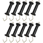 Abuff 10 Pack Plasitc Electric Gate Handles Insulators Ranch Fences.... Fixed Price $37.74.