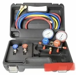 New Professional Aluminum A/c Manifold Gauge Set 72" Hoses Free Us Ship. Fixed Price $91.79.