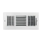 C103M 12X04 White Steel 3-WAY Wall/ceiling Register In. (pack Of 3). Fixed Price $35.99.