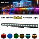 Shehds IP65 18X10W Led Rgblac Wall Wash Light Waterproof Stage Party Dj Disco. Fixed Price $190.00.