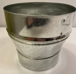 6X5 Duct Reducers-single Wall Galvanized Metal 6" To 5" New. Fixed Price $19.90.