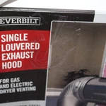 Everbilt Single Louvered Exhaust Hood Kit. Fixed Price $20.37.