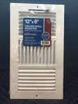 Truaire 321870 12 In. X 6 Way Wall/ceiling Register H103M White/paintable. Fixed Price $7.69.